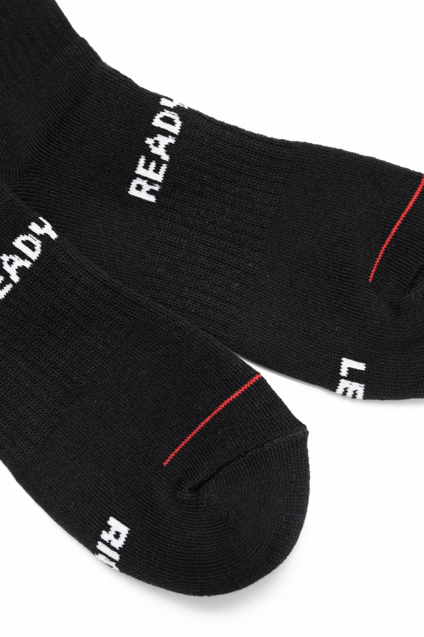 READYMADE CREW SOCKS CLF (BLACK) - Image 5