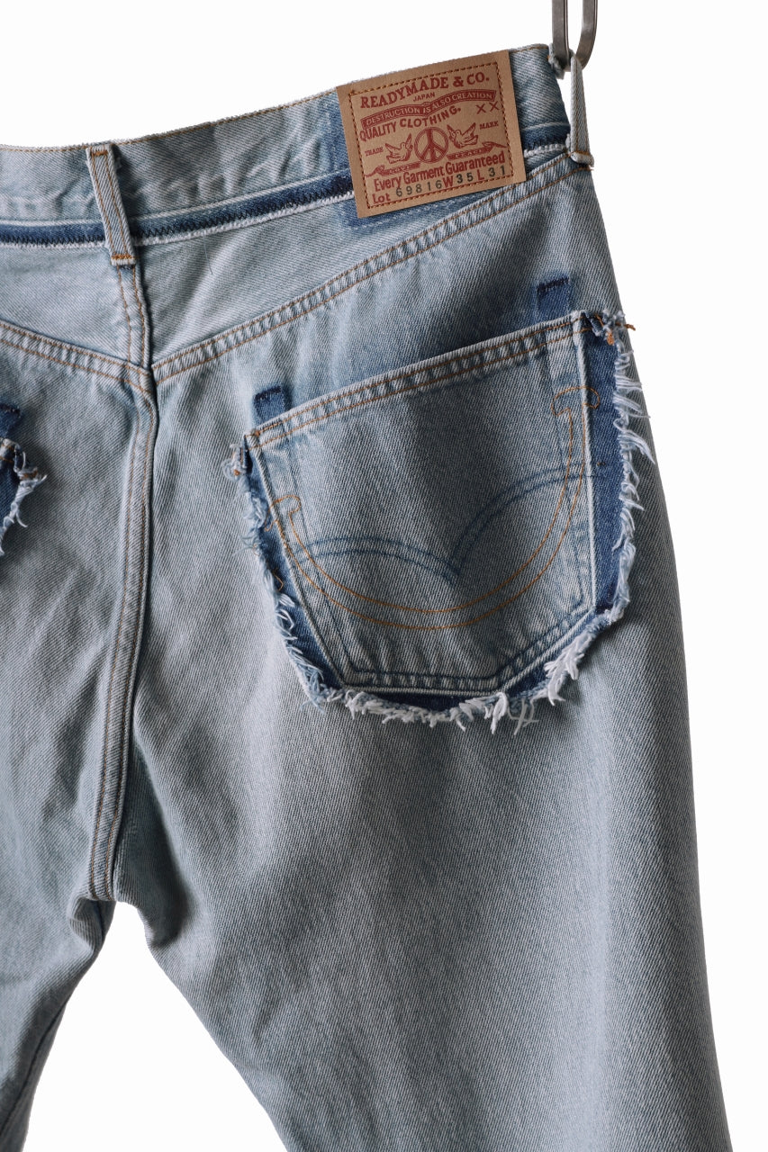READYMADE DENIM PANTS - FLARE / (BLUE #B) - Image 10