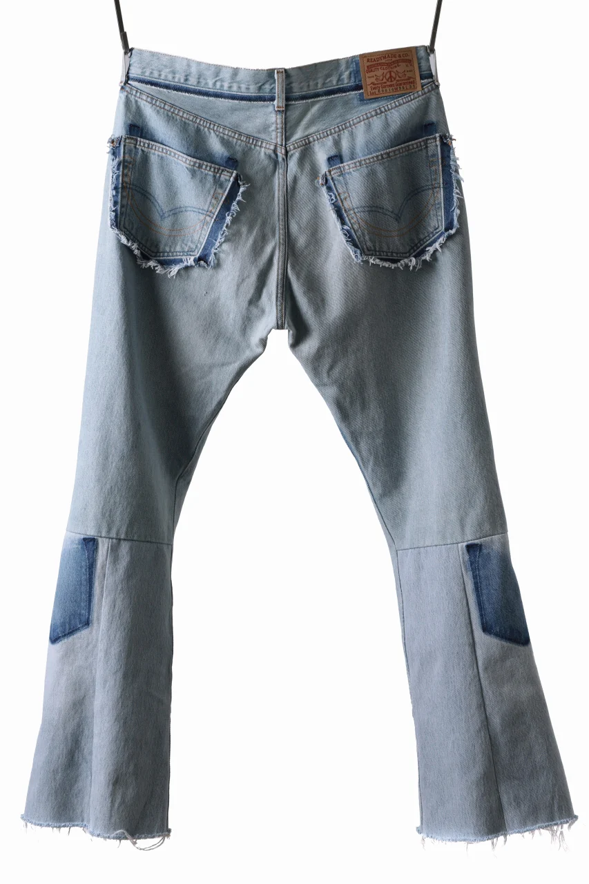 READYMADE DENIM PANTS - FLARE / (BLUE #B) - Image 3