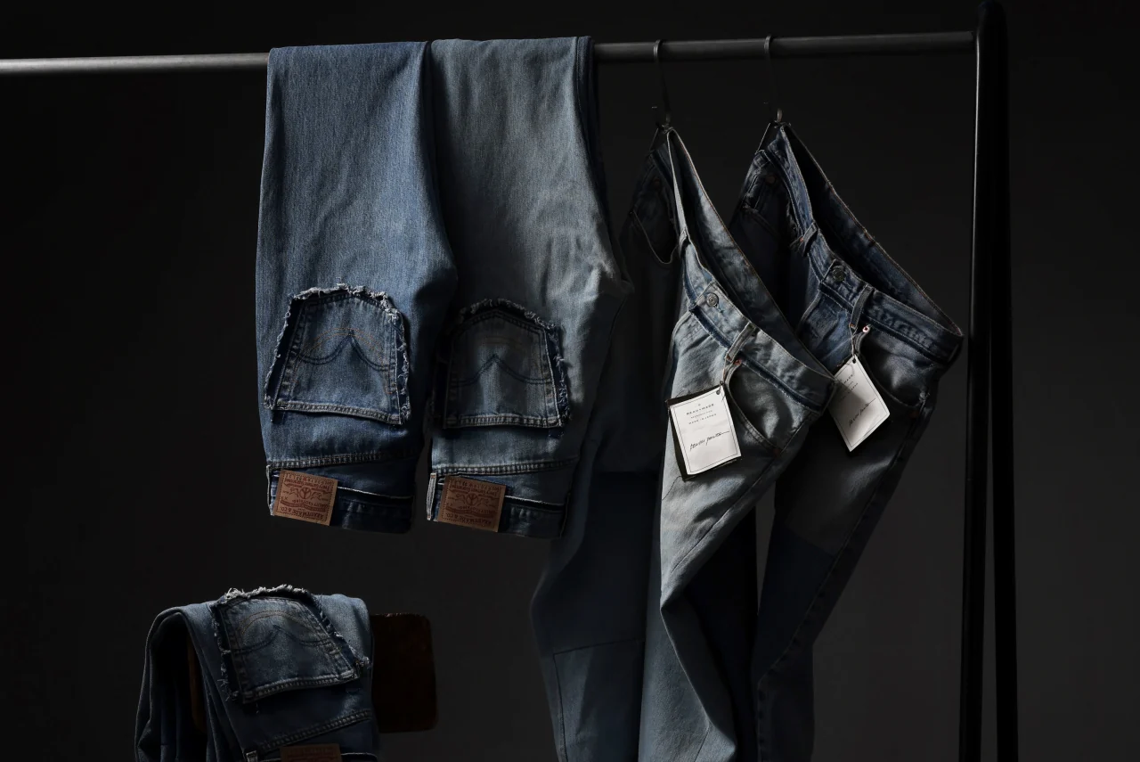 READYMADE DENIM PANTS - FLARE / (BLUE #B) - Image 36