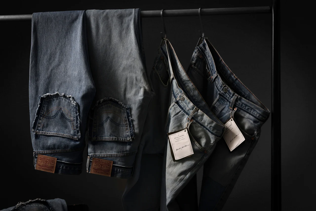 READYMADE DENIM PANTS - FLARE / (BLUE #C) - Image 32