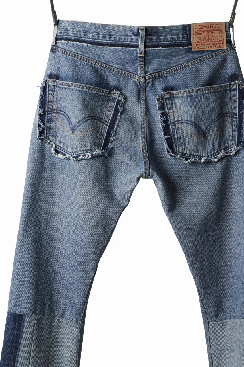 READYMADE DENIM PANTS - FLARE / (BLUE #D) - Image 12