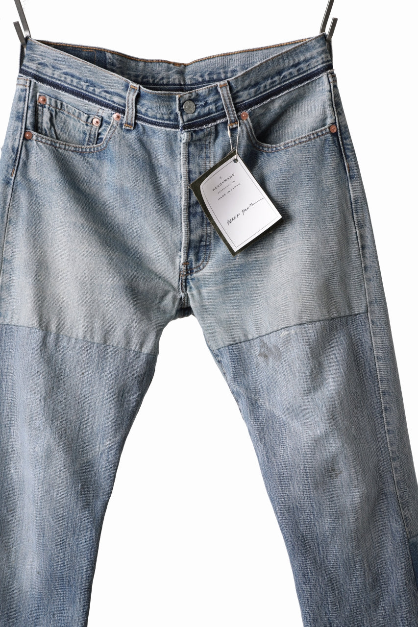 READYMADE DENIM PANTS - FLARE / (BLUE #E) - Image 4
