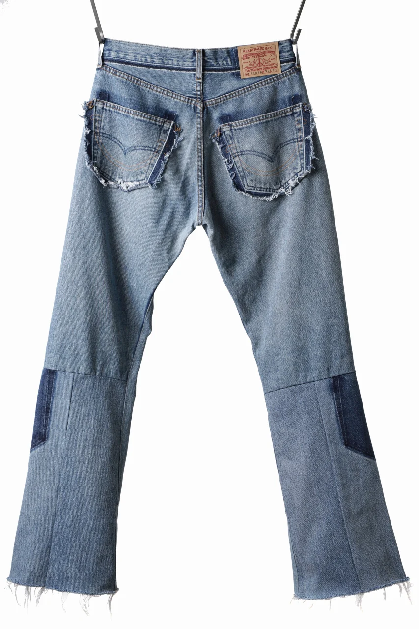 READYMADE DENIM PANTS - FLARE / (BLUE #F) - Image 3