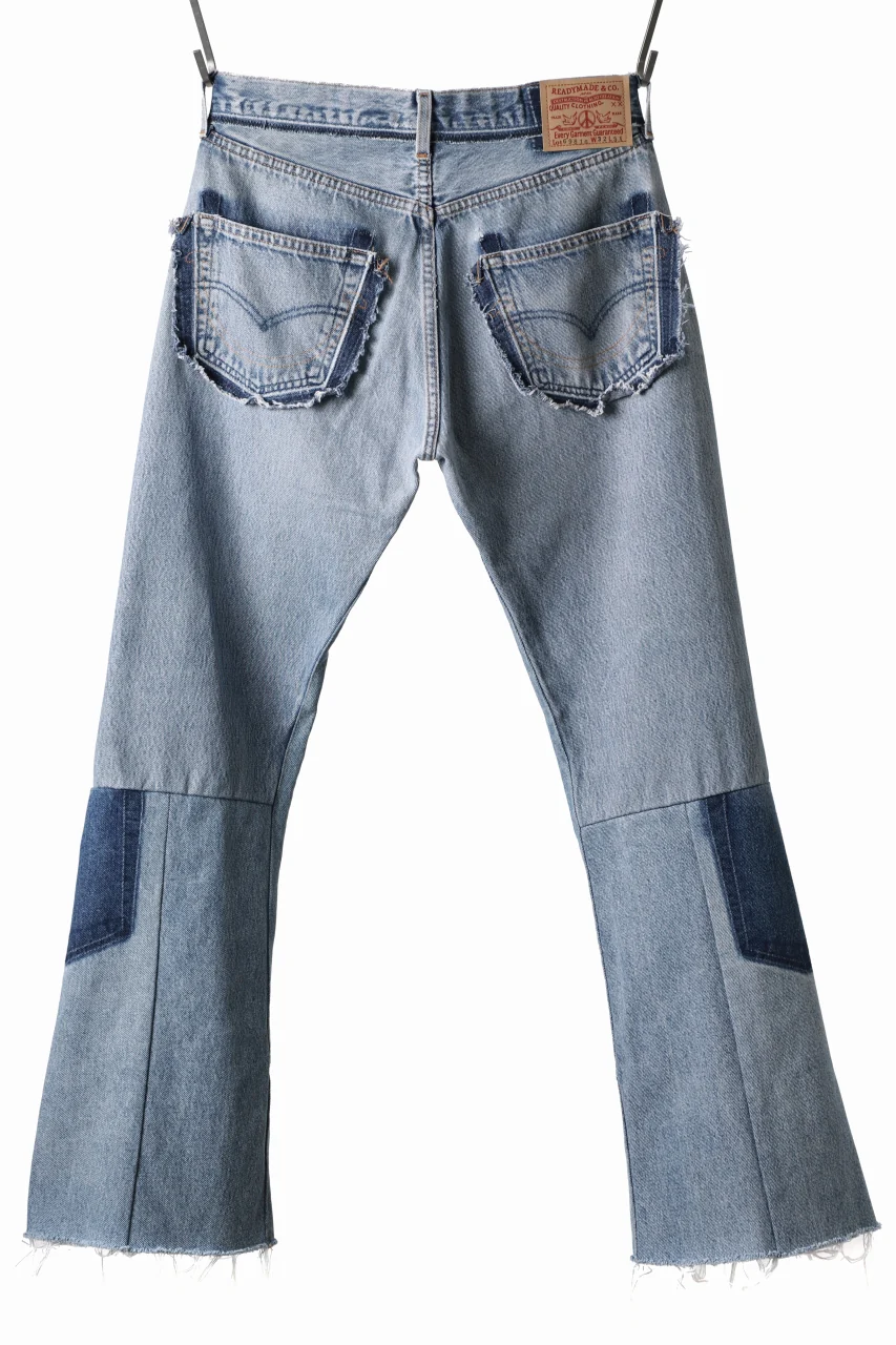 READYMADE DENIM PANTS - FLARE / (BLUE #G) - Image 3