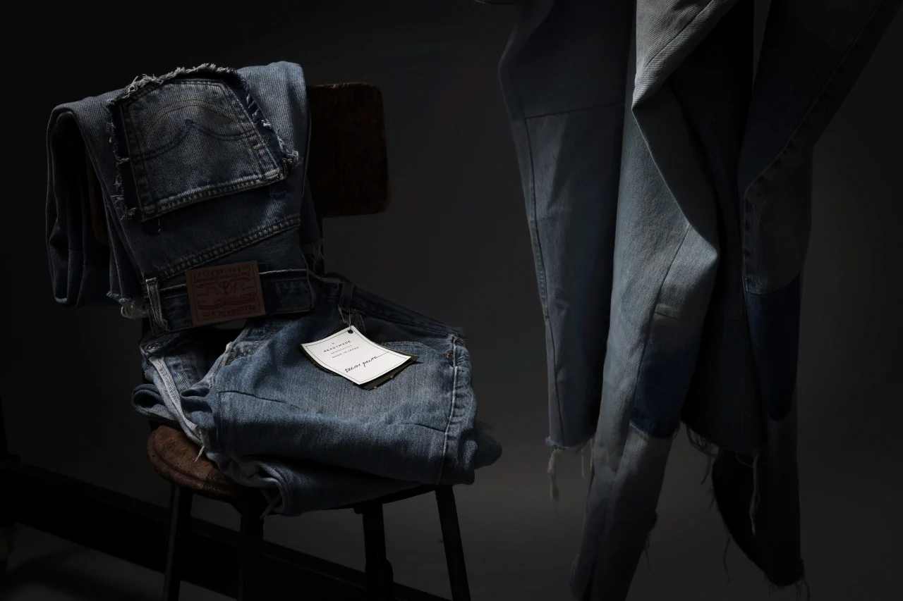 READYMADE DENIM PANTS - FLARE / (BLUE #G) - Image 32