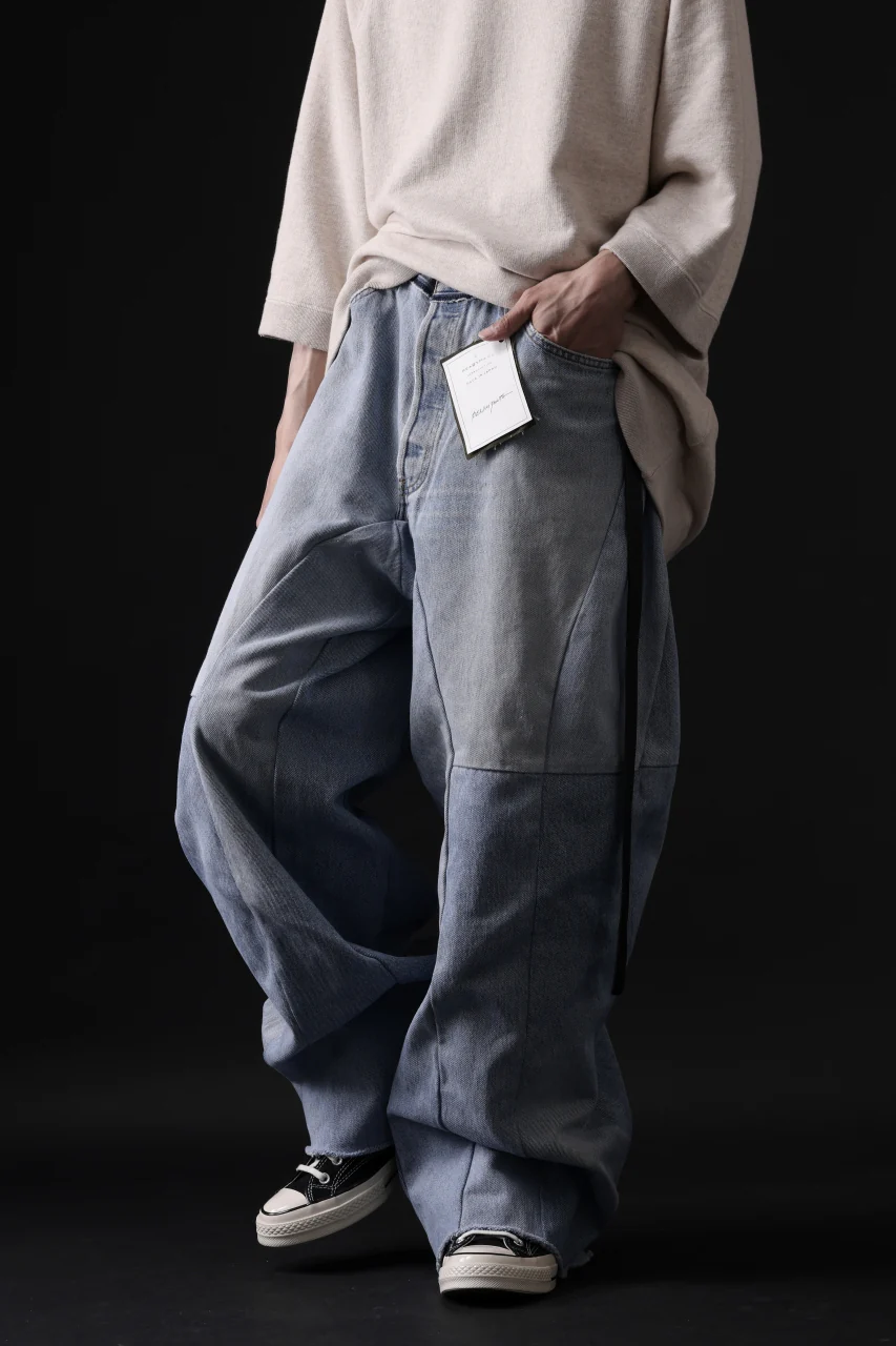 READYMADE DENIM PANTS (WIDE) / (BLUE #A) - Image 15