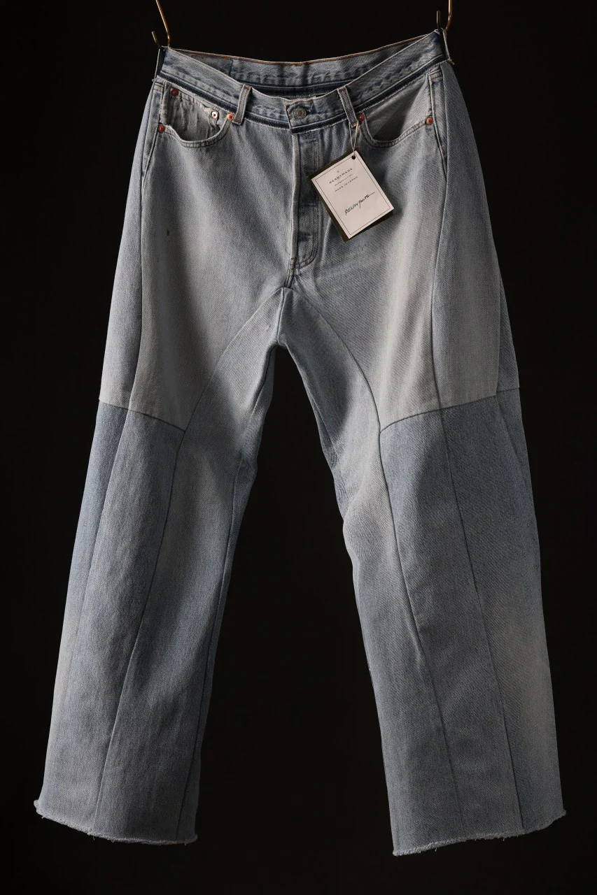 READYMADE DENIM PANTS (WIDE) / (BLUE #A) - Image 2