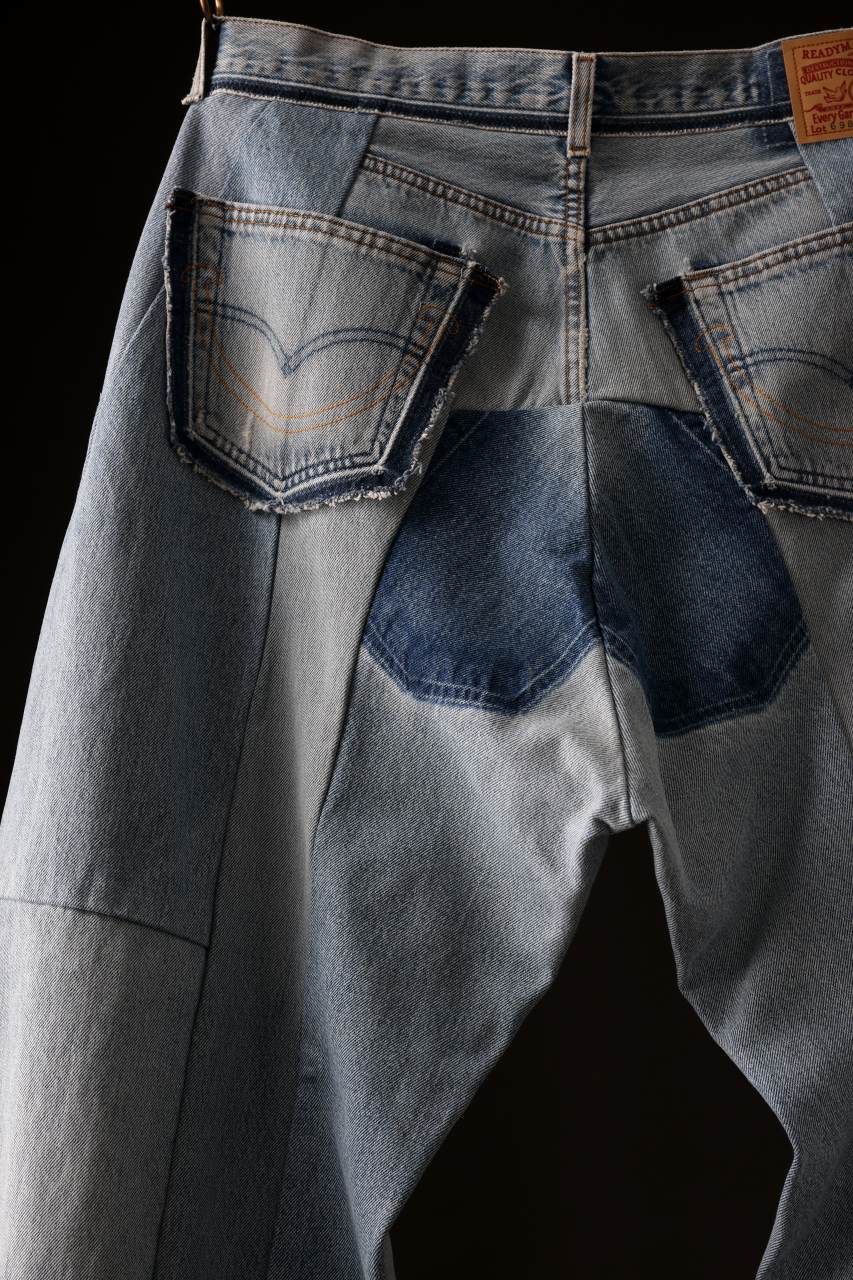 READYMADE DENIM PANTS (WIDE) / (BLUE #A) - Image 9