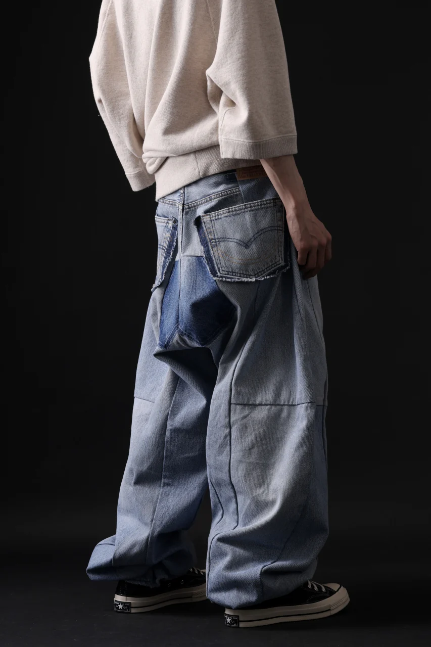 READYMADE DENIM PANTS (WIDE) / (BLUE #B) - Image 20
