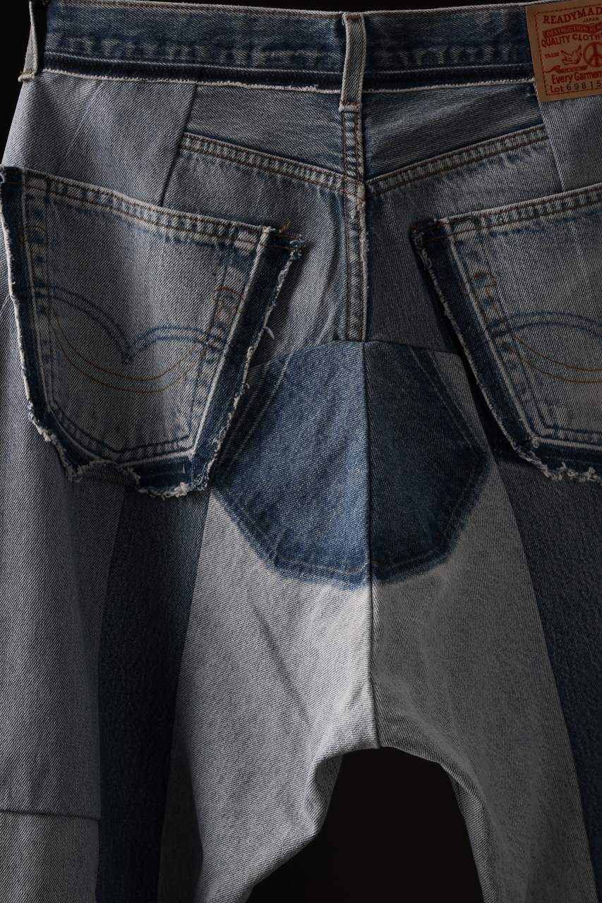 READYMADE DENIM PANTS (WIDE) / (BLUE #C) - Image 9