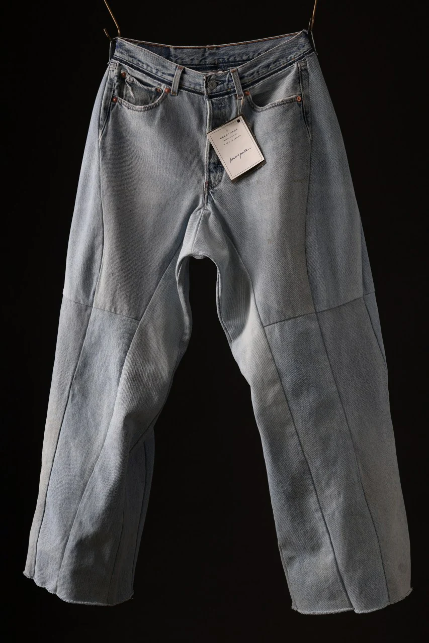 READYMADE DENIM PANTS (WIDE) / (BLUE #D) - Image 2