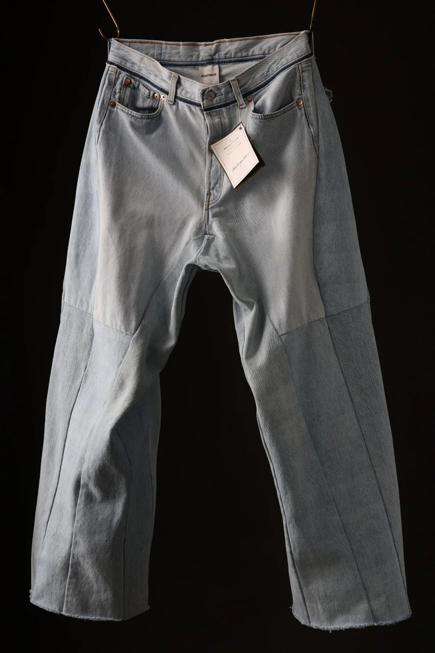 READYMADE DENIM PANTS (WIDE) / (BLUE #E) - Image 2