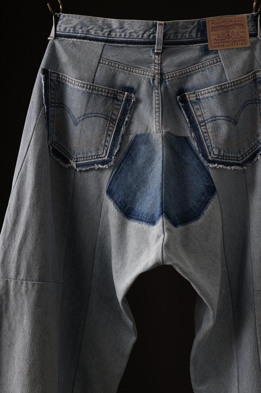 READYMADE DENIM PANTS (WIDE) / (BLUE #F) - Image 10