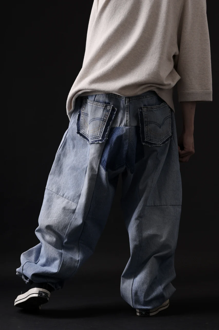 READYMADE DENIM PANTS (WIDE) / (BLUE #F) - Image 18