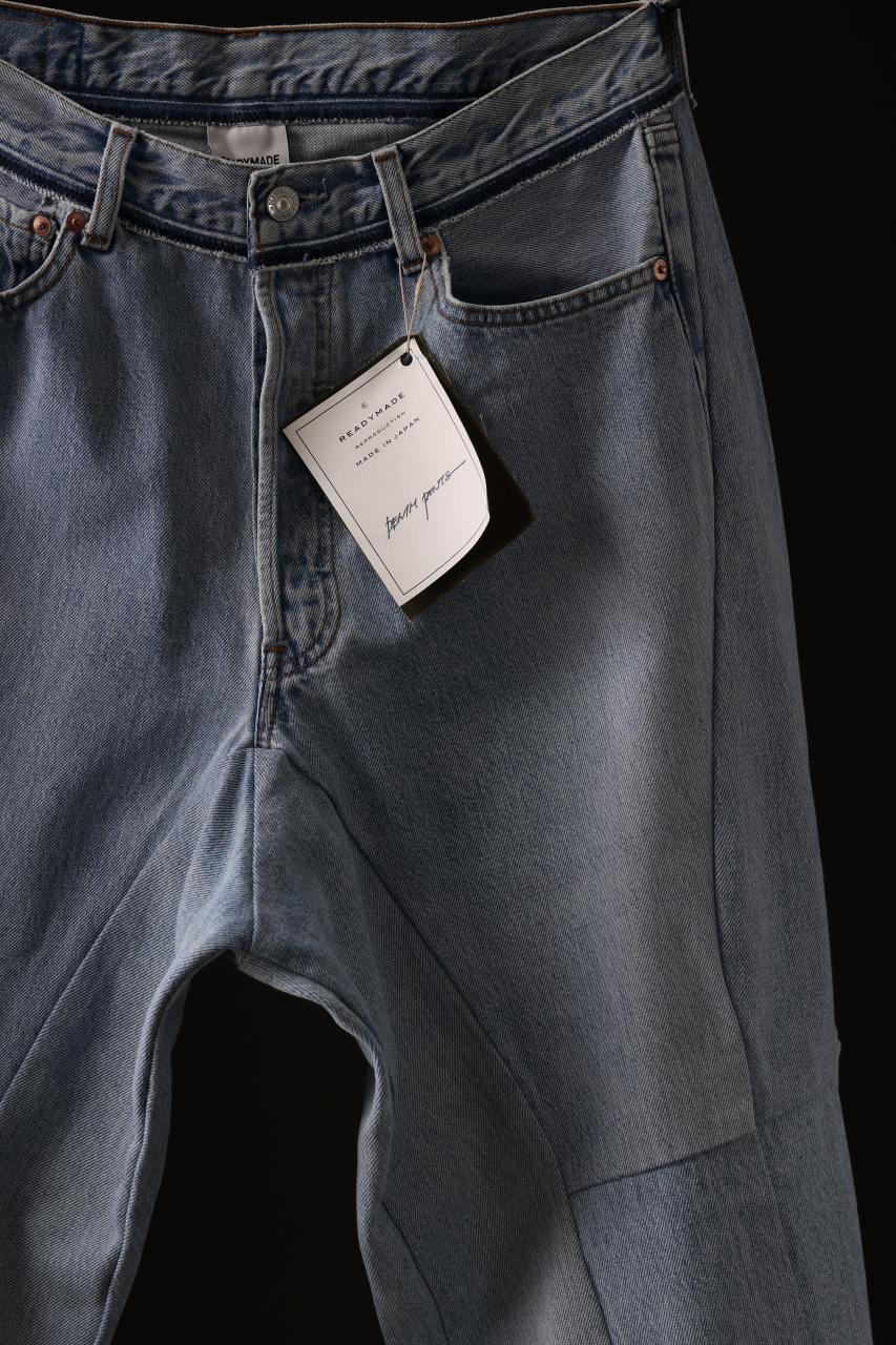 READYMADE DENIM PANTS (WIDE) / (BLUE #F) - Image 5