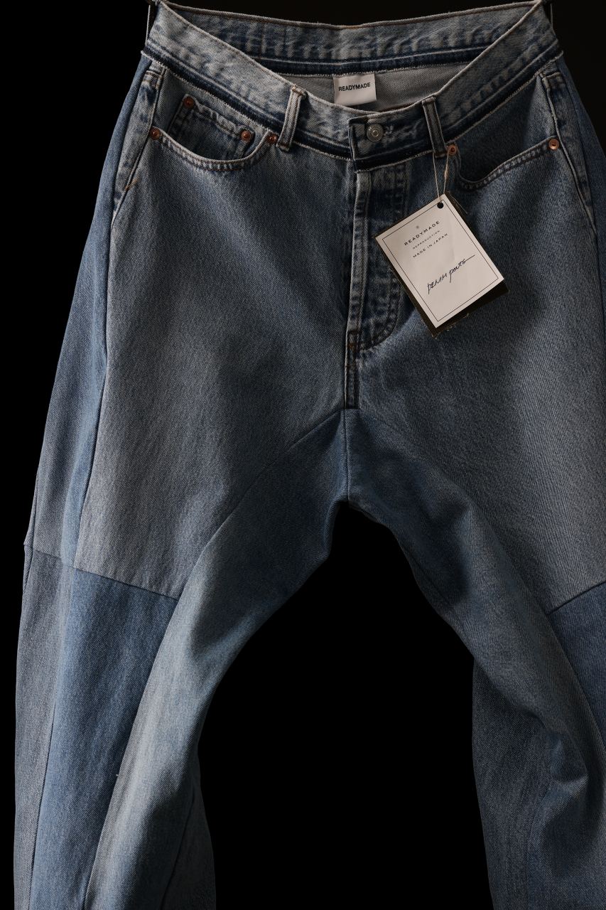 READYMADE DENIM PANTS (WIDE) / (BLUE #G) - Image 4