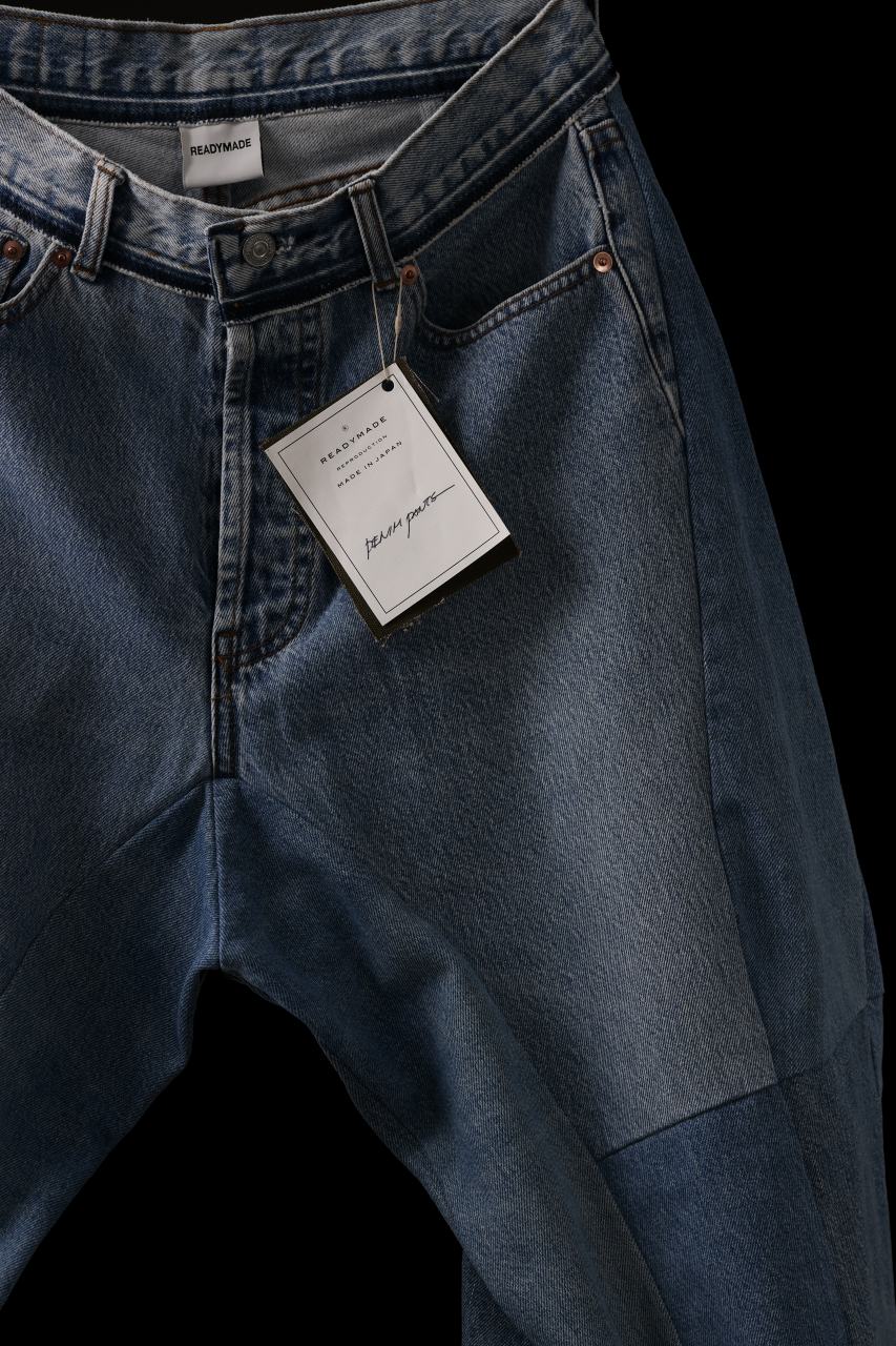 READYMADE DENIM PANTS (WIDE) / (BLUE #G) - Image 5