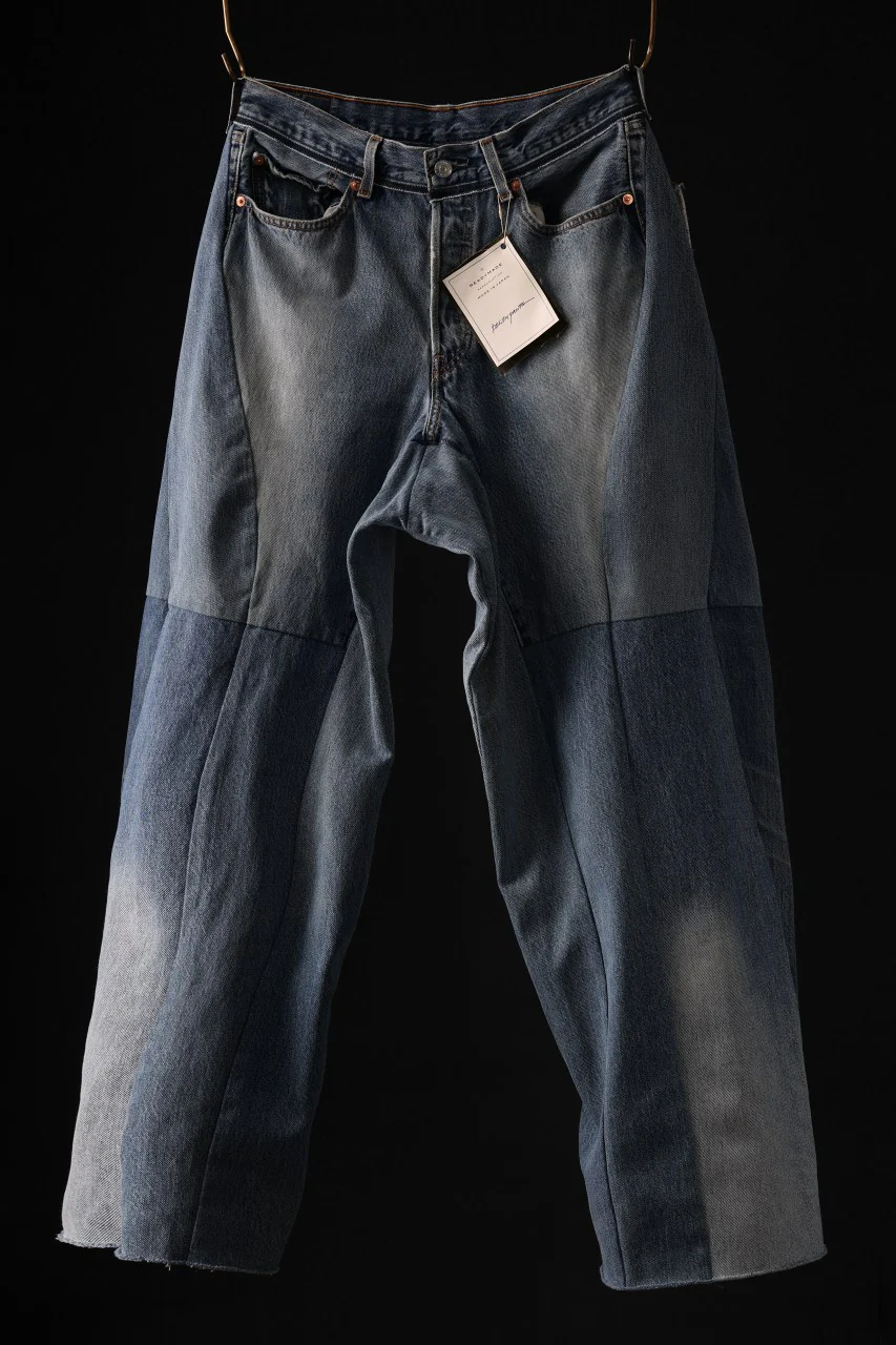 READYMADE DENIM PANTS (WIDE) / (BLUE #H) - Image 2