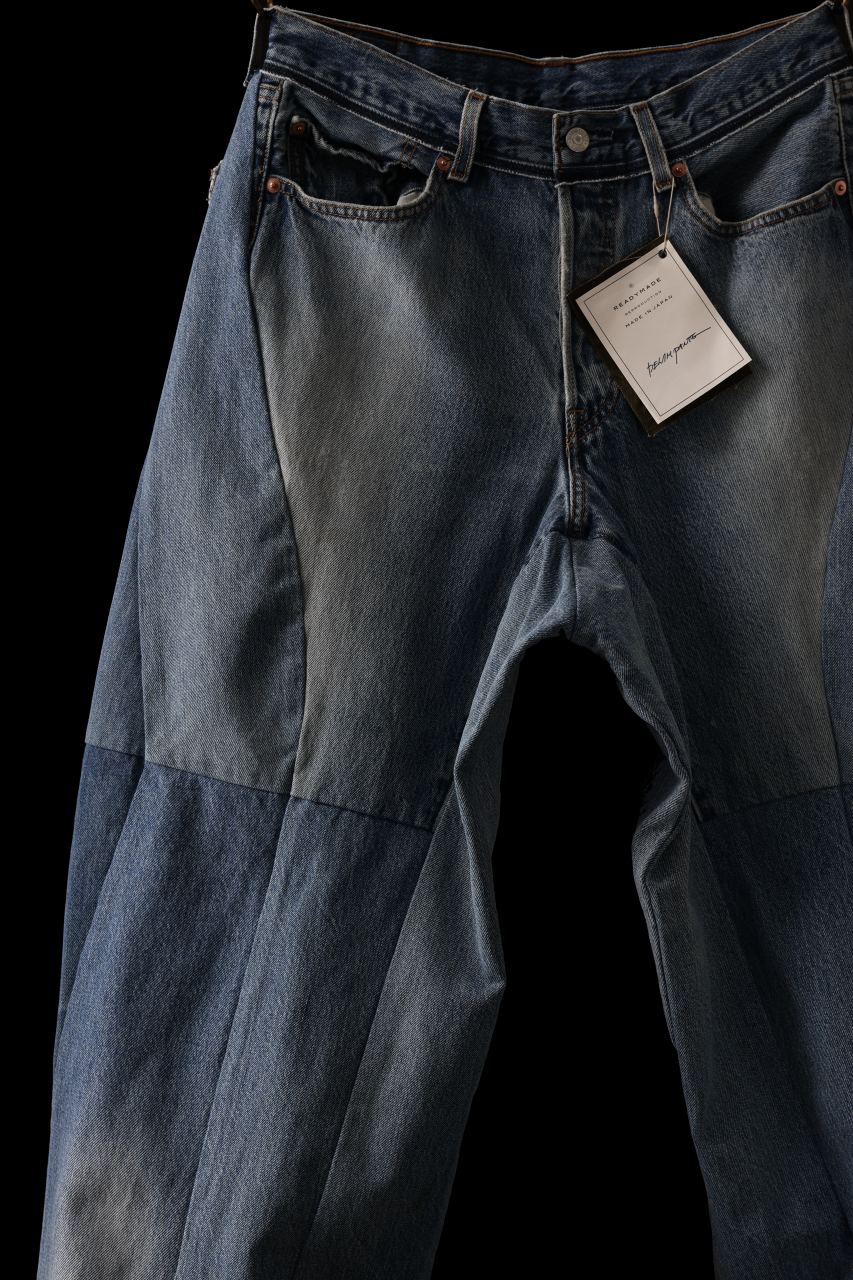 READYMADE DENIM PANTS (WIDE) / (BLUE #H) - Image 4