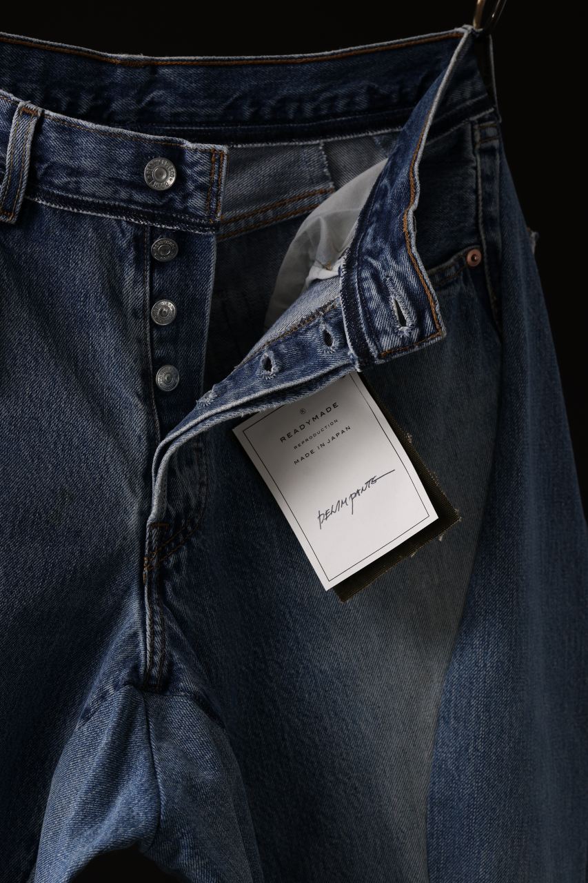 READYMADE DENIM PANTS (WIDE) / (BLUE #H) - Image 7
