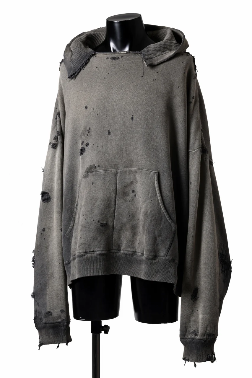 READYMADE GRUNGE DOUBLE FACE HOODIE (BLACK) - Image 2