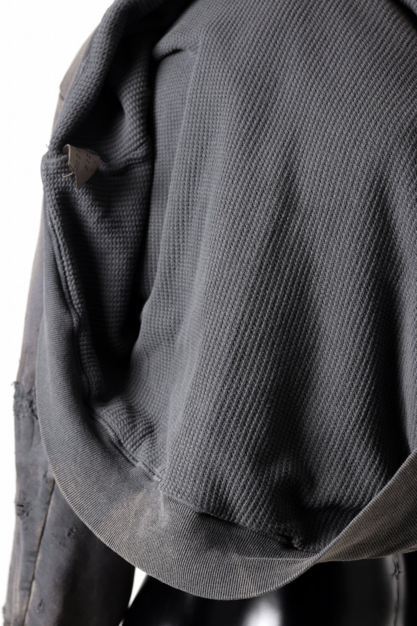 READYMADE GRUNGE DOUBLE FACE HOODIE (BLACK) - Image 4