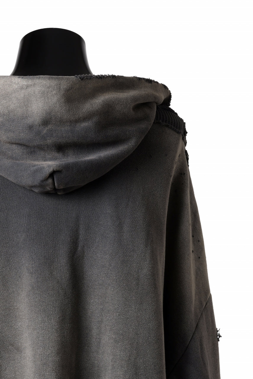 READYMADE GRUNGE DOUBLE FACE HOODIE (BLACK) - Image 9