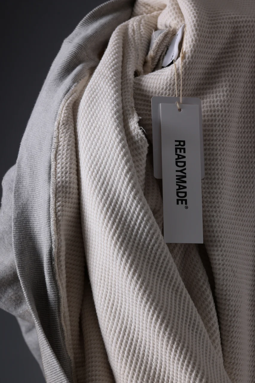 READYMADE GRUNGE DOUBLE FACE HOODIE (GRAY) - Image 5