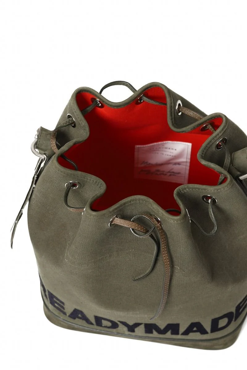READYMADE DRAWSTRING BAG (KHAKI) - Image 13