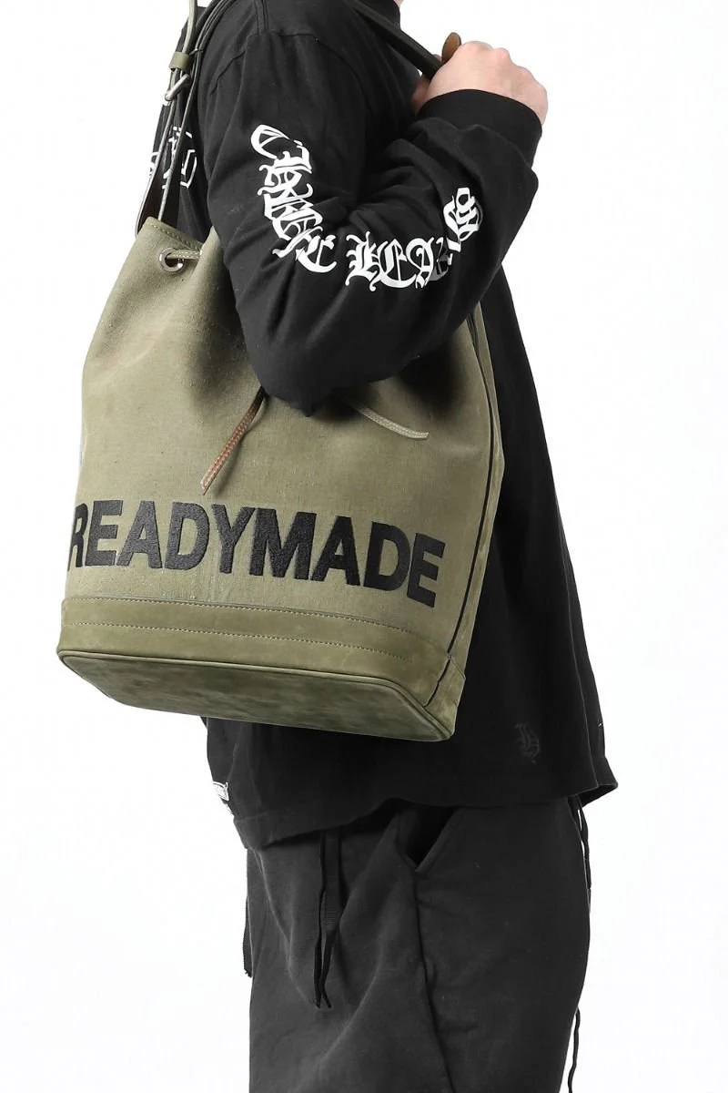 READYMADE DRAWSTRING BAG (KHAKI) - Image 15