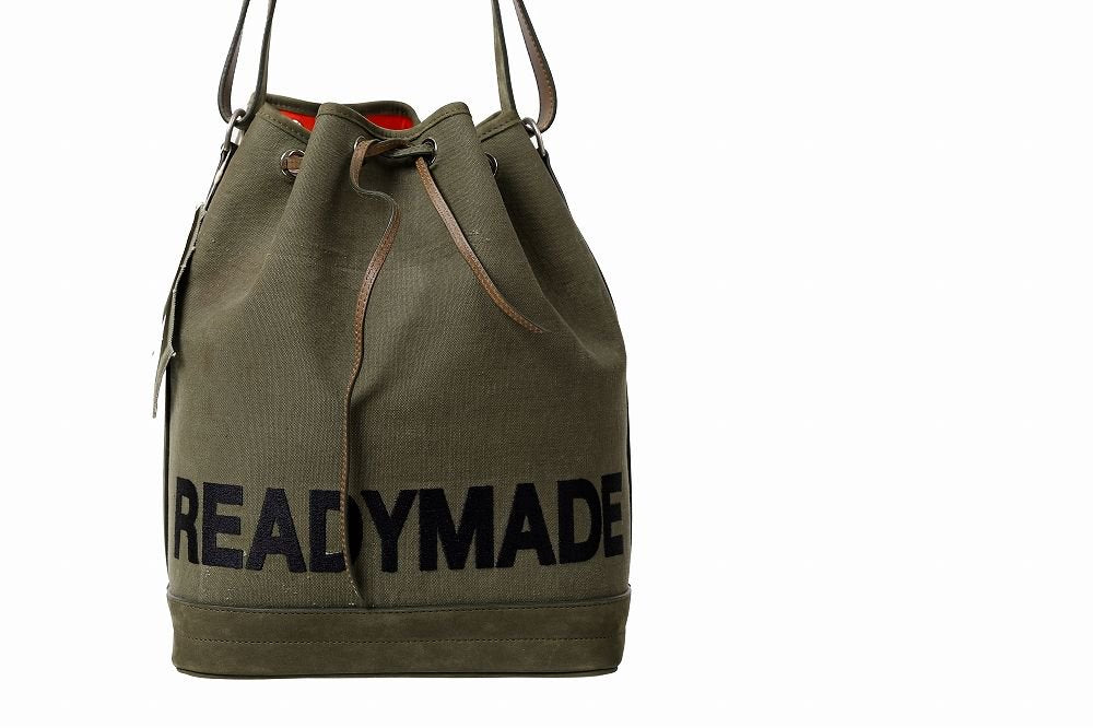 READYMADE DRAWSTRING BAG (KHAKI) - Image 18