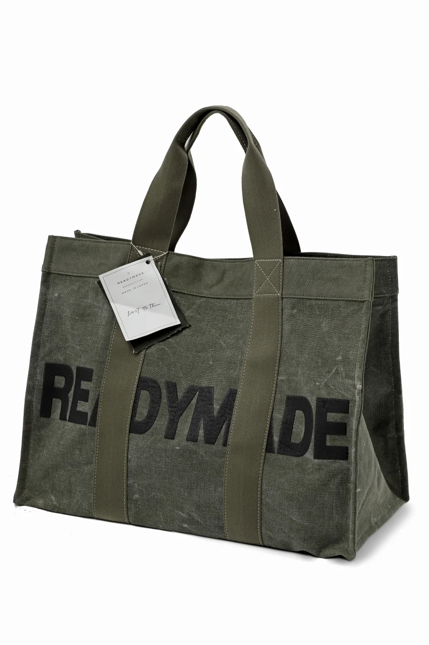 READYMADE EASY TOTE BAG LARGE (KHAKI #A) - Image 3