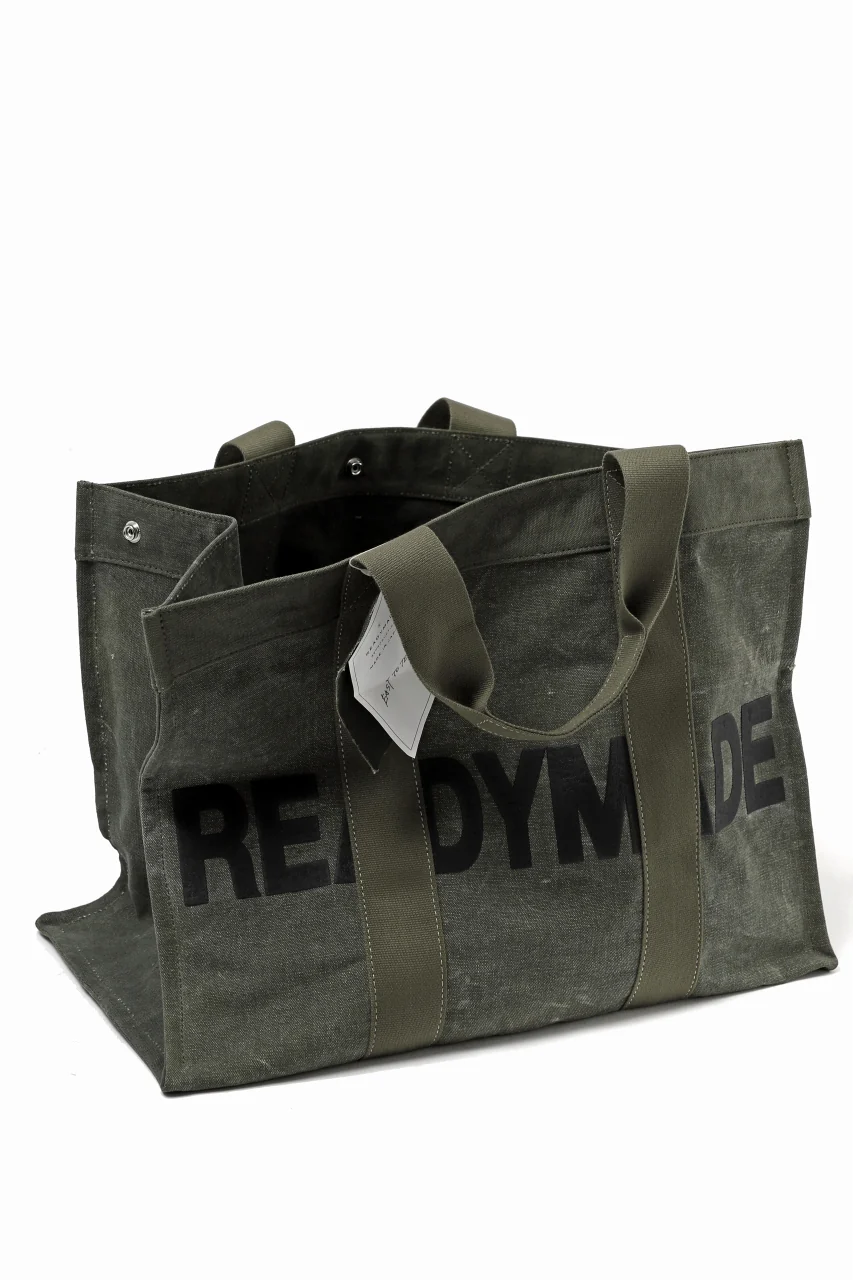 READYMADE EASY TOTE BAG LARGE (KHAKI #A) - Image 5