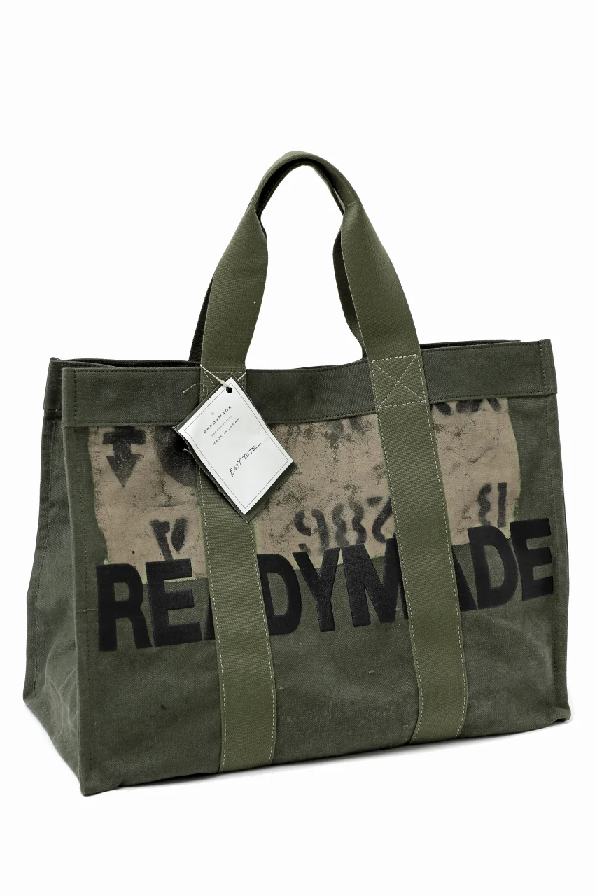 READYMADE EASY TOTE BAG LARGE (KHAKI #B) - Image 2