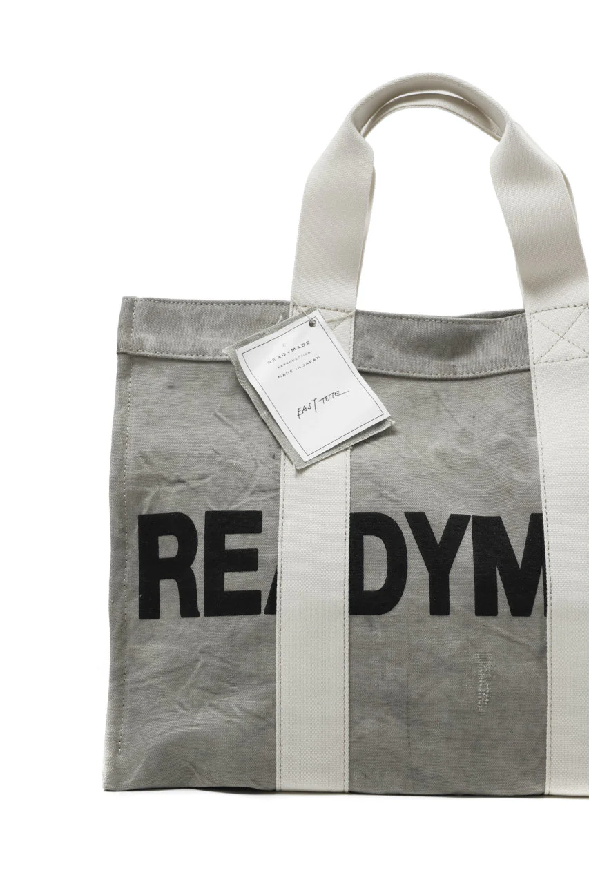 READYMADE EASY TOTE BAG LARGE (WHITE #a) - Image 3