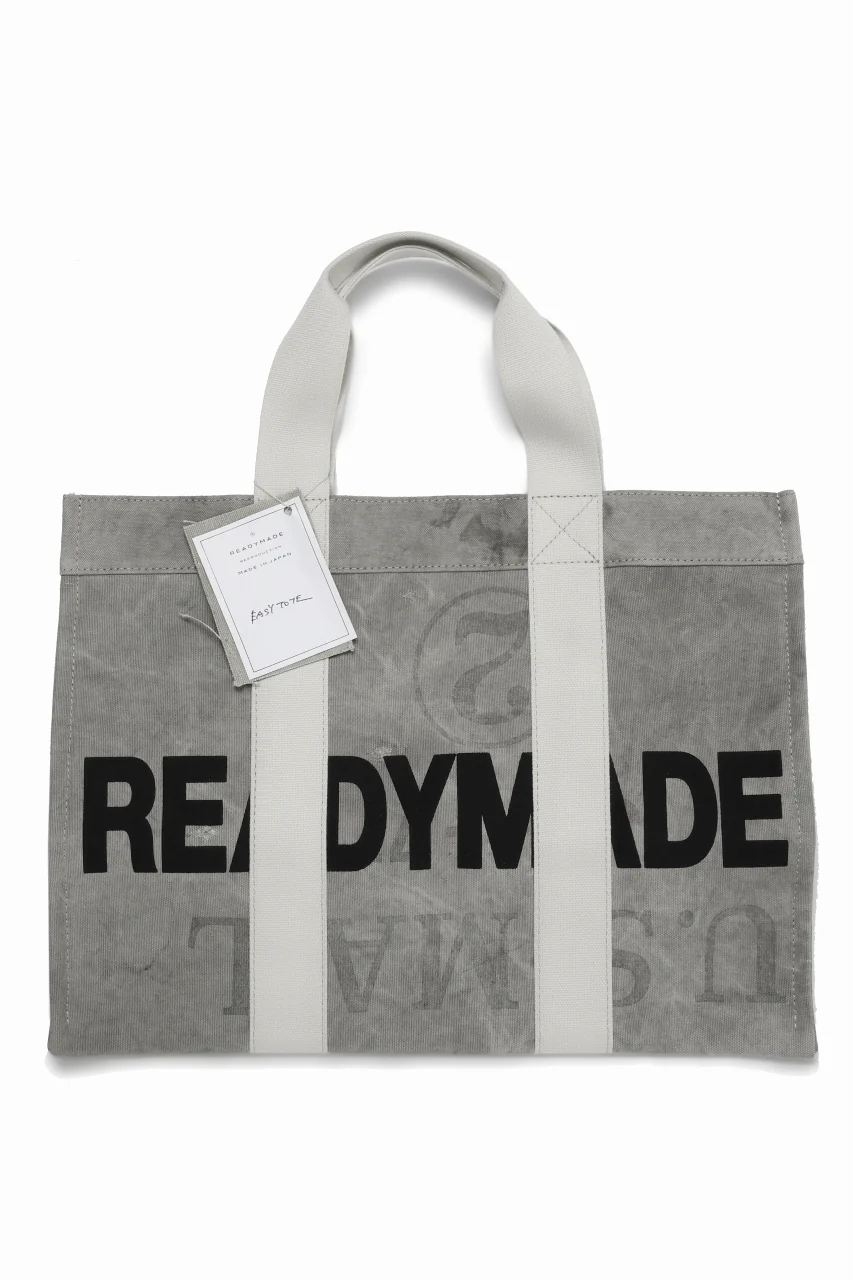 READYMADE EASY TOTE BAG LARGE (WHITE #B) - Image 12