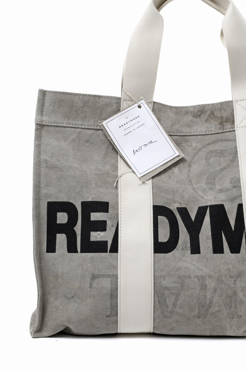 READYMADE EASY TOTE BAG LARGE (WHITE #B) - Image 5