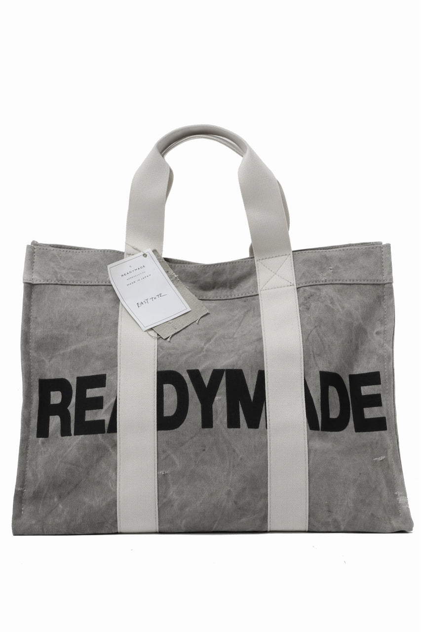 READYMADE EASY TOTE BAG LARGE (WHITE #C)