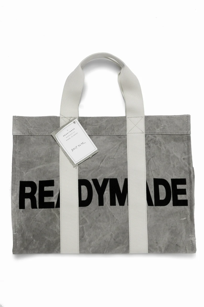 READYMADE EASY TOTE BAG LARGE (WHITE #C) - Image 11
