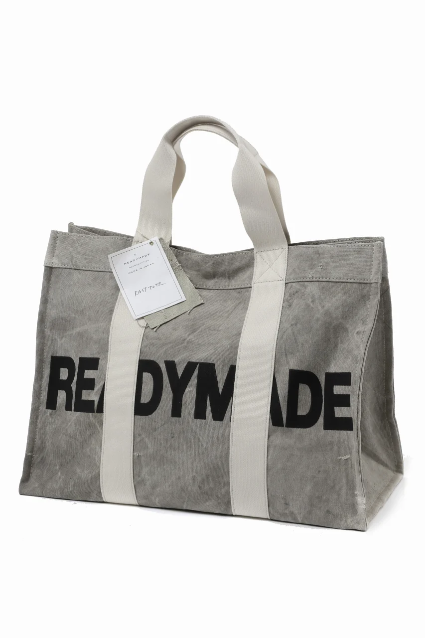 READYMADE EASY TOTE BAG LARGE (WHITE #C) - Image 3