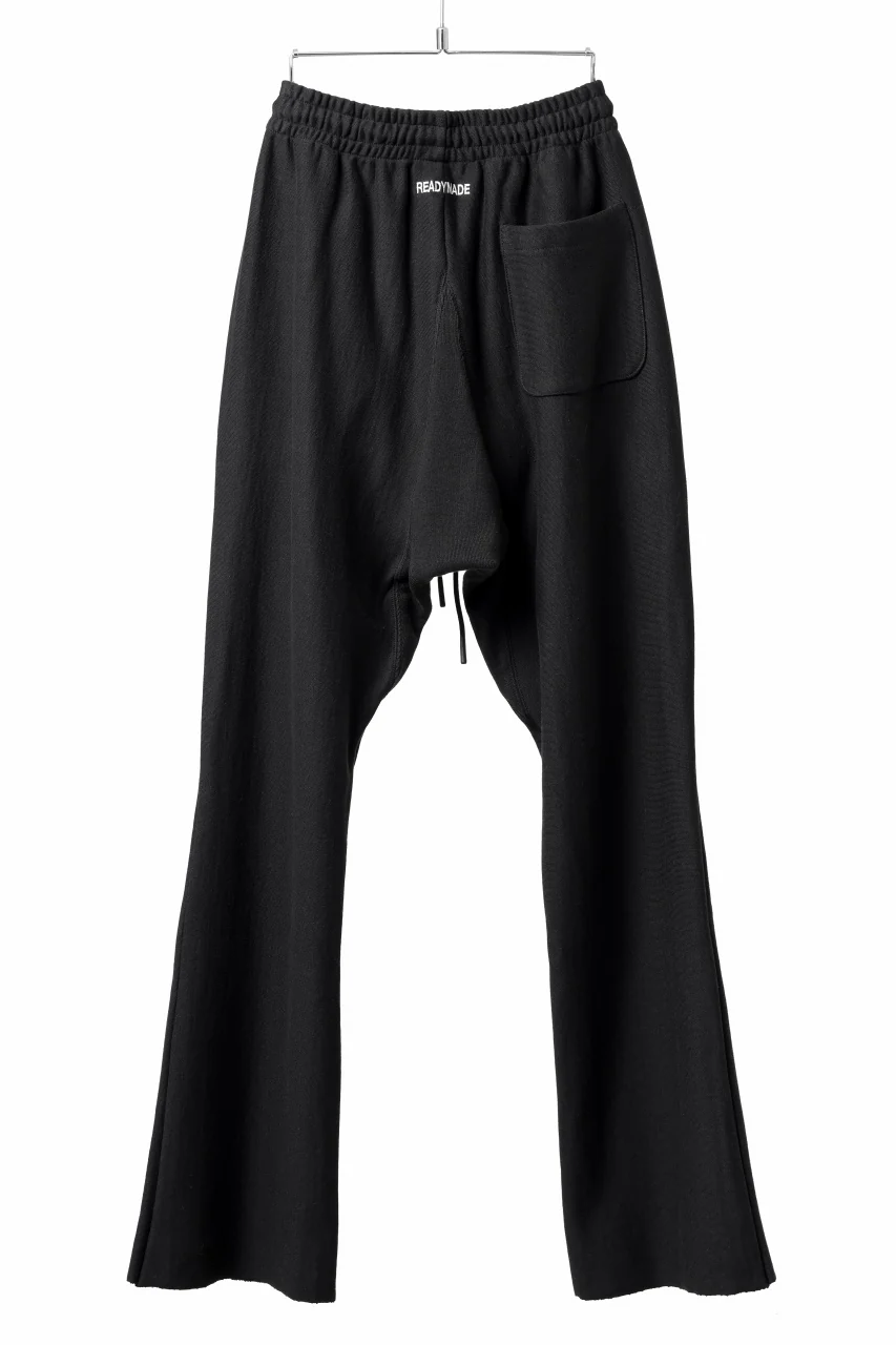 READYMADE FLARE SWEAT PANTS (BLACK) - Image 2