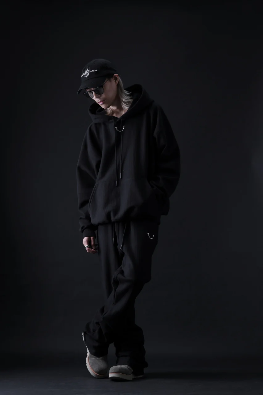READYMADE FLARE SWEAT PANTS (BLACK) - Image 6