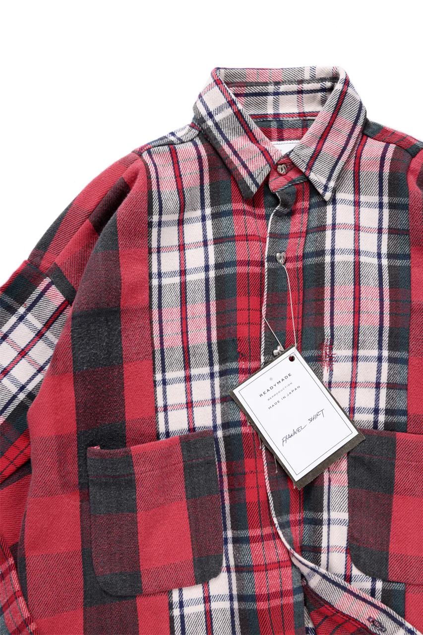 READYMADE FRANNEL SHIRT WITH SILVER BUTTON (ASSORT #A) - Image 13