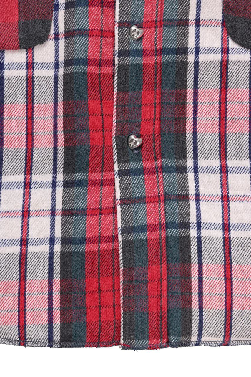 READYMADE FRANNEL SHIRT WITH SILVER BUTTON (ASSORT #A) - Image 16