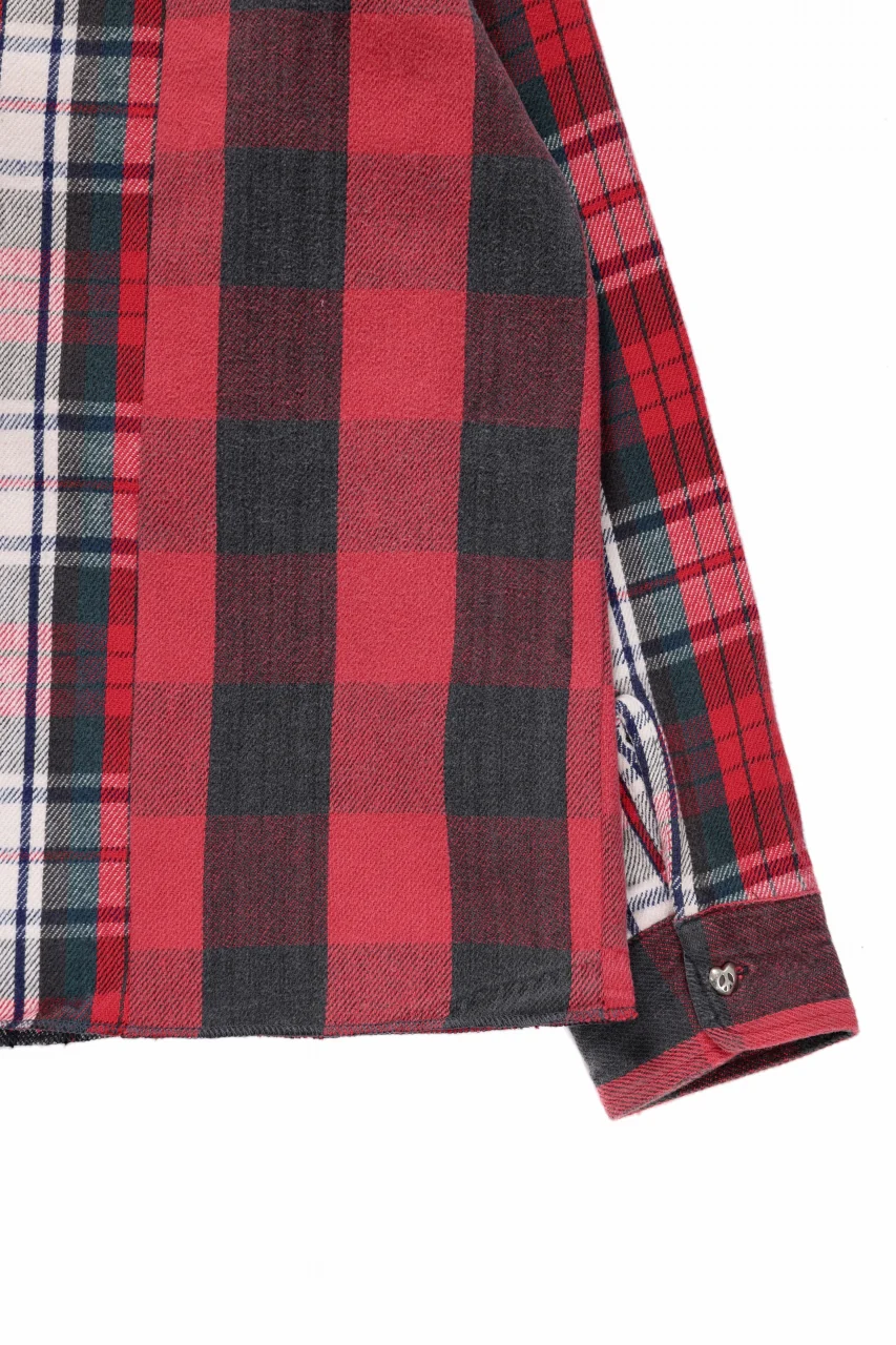 READYMADE FRANNEL SHIRT WITH SILVER BUTTON (ASSORT #A) - Image 17