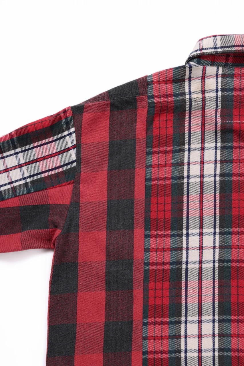 READYMADE FRANNEL SHIRT WITH SILVER BUTTON (ASSORT #A) - Image 19