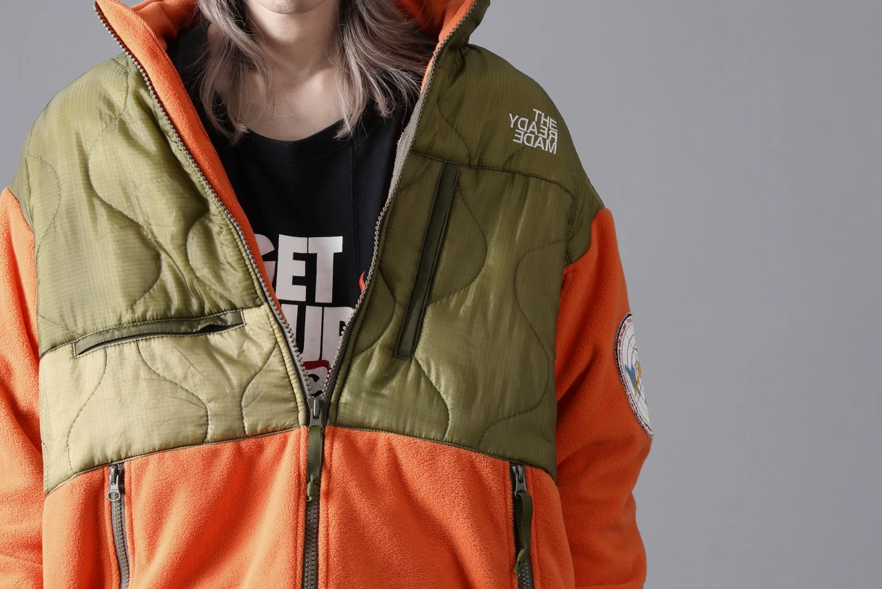 READYMADE FREECE JACKET (ORANGE) - Image 52