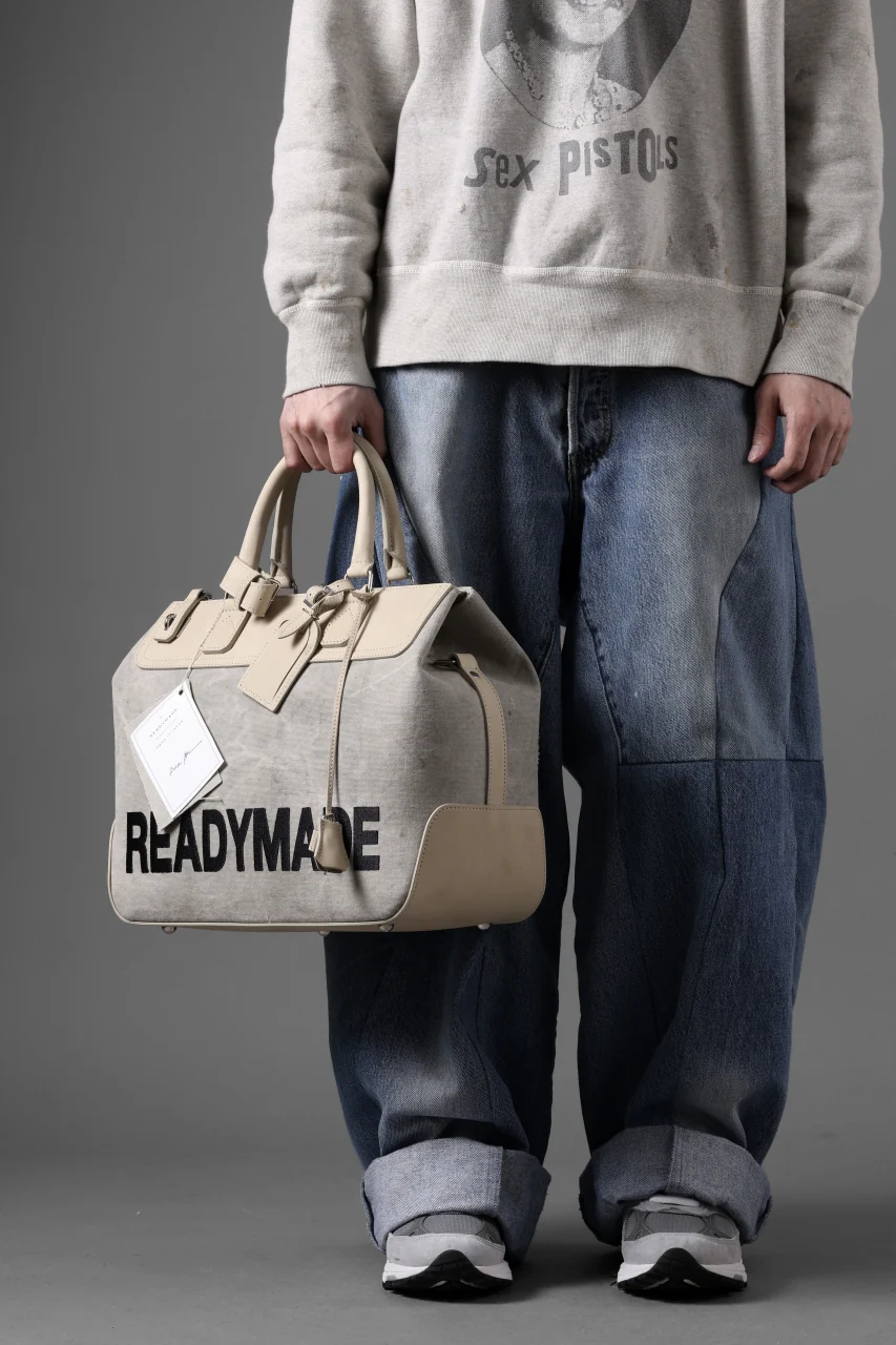 READYMADE GYM BAG MEDIUM (WHITE) - Image 17