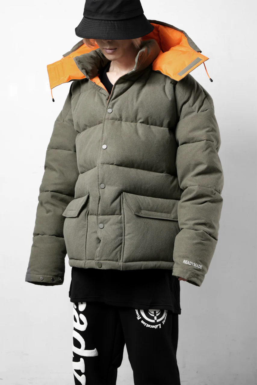 READYMADE HERITAGE DOWN JACKET (KHAKI GREEN) - Image 38